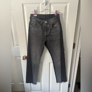 Levi Split Seam Duo Colored Black Grey Jeans